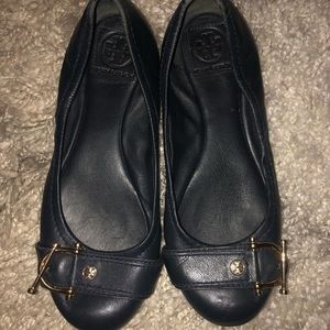 SALE: Tory Burch navy flats